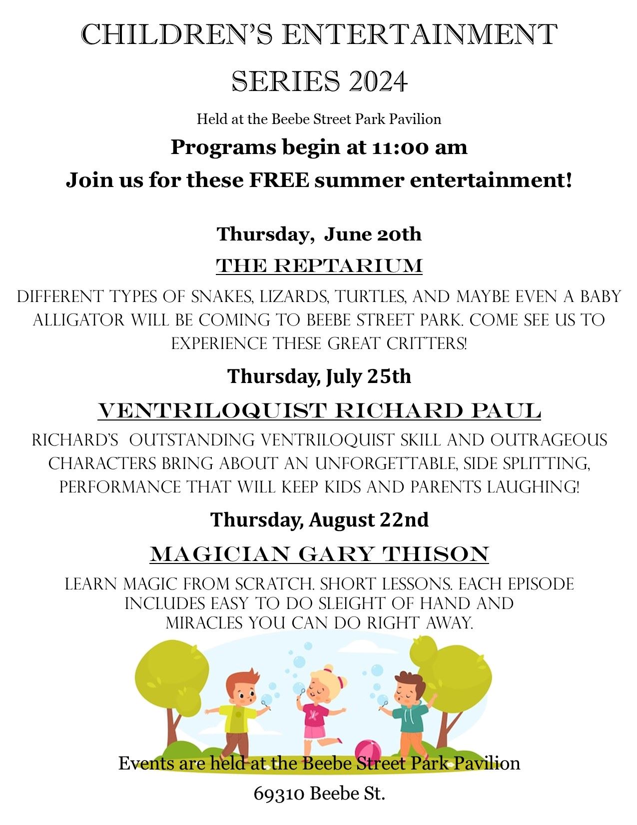 ChildrensEntertainmentSeries