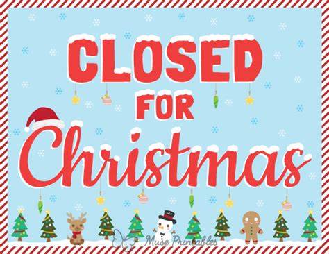 Closed-Xmas