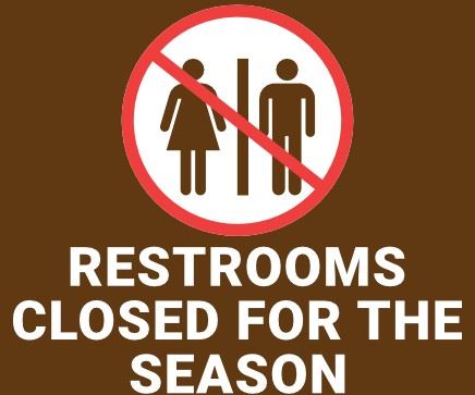 Restrooms Closed