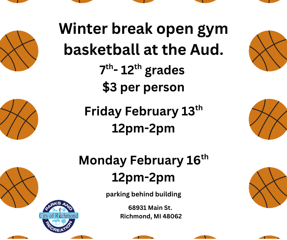 Winter break Open gym basketball2026